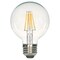 Satco 5.5w G25 LED Filament 500lm 2700k Warm White E26 Base Dimmable Bulb